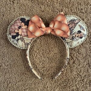 Mickey Ears Wedding Pearl and Bow